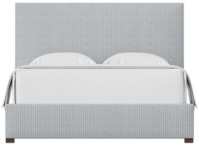 Artisan & Post by Vaughan-Bassett Amelia Navy Stripe King Upholstered Panel Bed-0