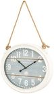 YHD Light Blue/White Circular Wall Clock-2
