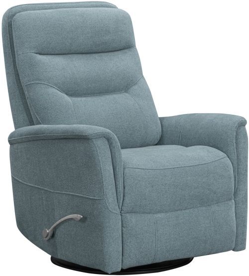 Parker House® Gemini Snazzy Blue Manual Swivel Glider Recliner-0