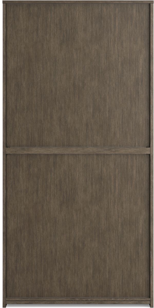 Signature Design by Ashley® Janismore Weathered Gray Large Bookcase-3
