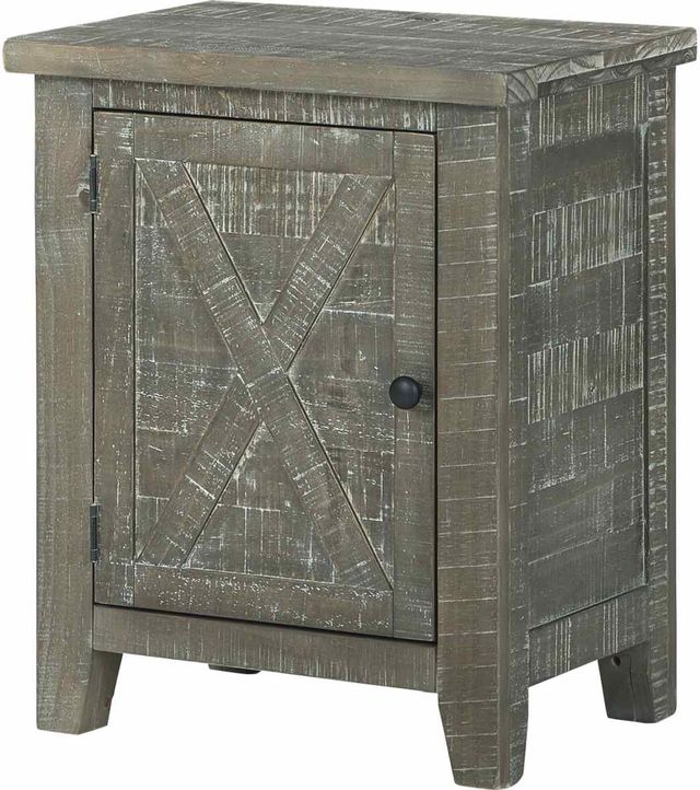 Signature Design by Ashley® Pierston Gray Accent Cabinet-1