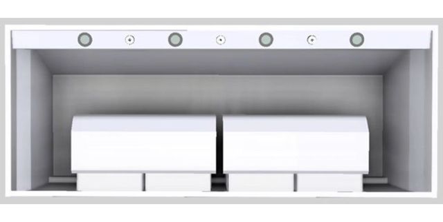 Vent-A-Hood® Designer Series 60" White Wall Mounted Range Hood-3