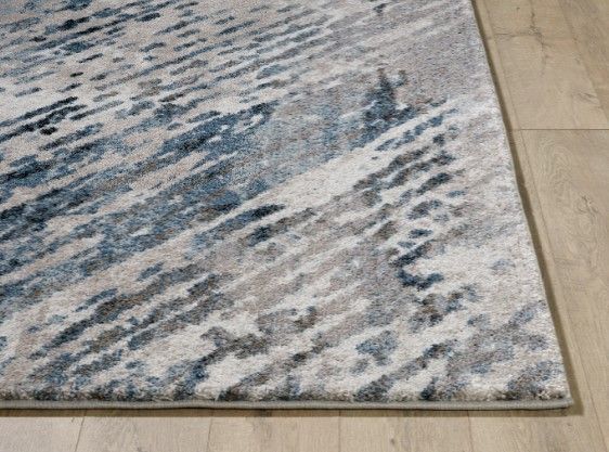 KAS Rugs Landscapes Blue/Ivory Mirage 5'x8' Area Rug-1