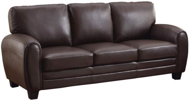 Homelegance® Rubin Dark Brown Sofa-0