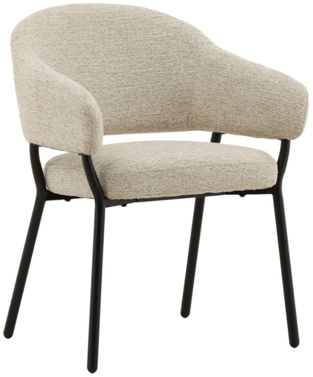 Dovetail Furniture Jory Ellery Taupe Dining Chair-0