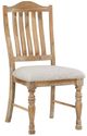 Homelegance® Weatherford Gray/Wheat Upholstered Dining Side Chair-0