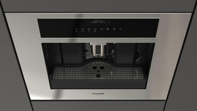 Fulgor Milano Matteo 700 Series 24" Fingerprint Resistant Stainless Steel Built-In Coffee Maker-4