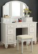 Furniture of America® Athy 3-Piece White Vanity Set-1