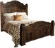 Horizon Home® Hacienda Bed Dark Brown King Panel Bed-0