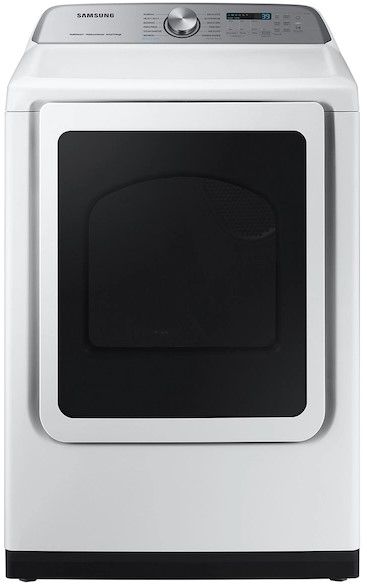 Samsung 7.4 Cu. Ft. White Electric Dryer-0