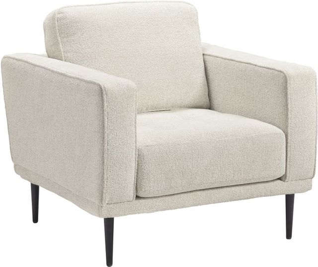 Signature Design by Ashley® Caladeron 2-Piece Sandstone Chair and Ottoman Set-1