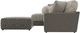 Jackson Furniture Canyon 3-Piece Fawn/Umber Left-Arm Facing Sectional and Ottoman-4