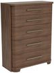 Riverside Furniture Delia Walnut 5-Drawer Chest-0
