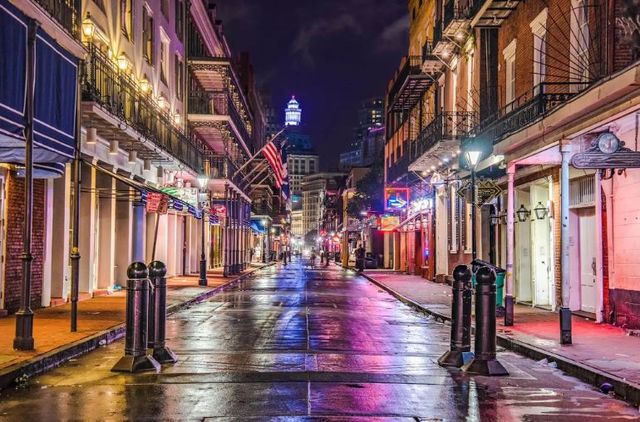 Classy Art Bourbon Street New Orleans Wall Art-0
