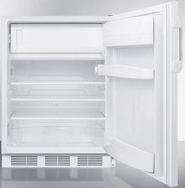 Accucold® by Summit® 5.1 Cu. Ft. White Under the Counter Refrigerator-2