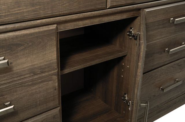 Signature Design by Ashley® Juararo Dark Brown Dresser and Mirror-3