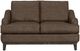 International Furniture Direct Alfa Brown Loveseat-1