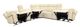 Kuka Home 7 Piece Mellow Natural Power Reclining Sectional-1