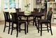 Furniture of America® Brent 2-Piece Dark Cherry/Espresso Counter Chair Set-1