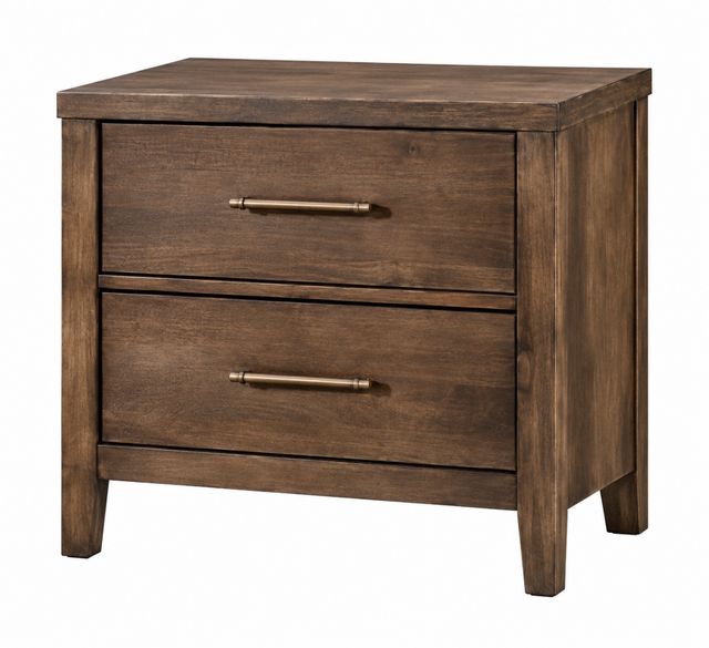 Vaughan Bassett Pure Maple 2 Drawer Nighstand In Maple Syrup-0