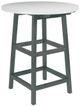 C R Plastic Generation Line Slate Gray Pub Table-0
