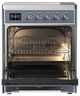 Ilve® Majestic III 30" Blue Gray Pro Style Induction Range with Solid Door and Chrome Trim-1