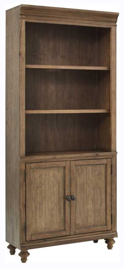 aspenhome® Hensley Honey Door Bookcase-0
