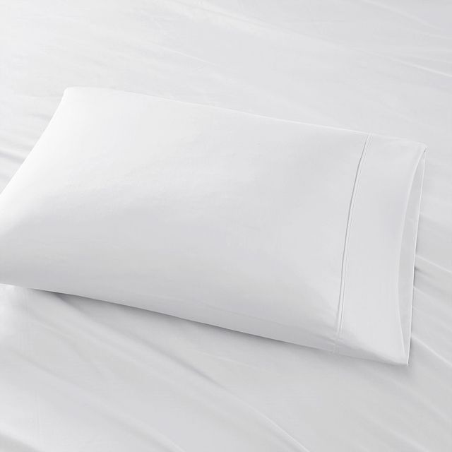 Olliix by Madison Park 525 Thread Count White Queen Cotton Rich Sheet Set-2