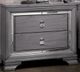 Furniture of America® Alanis Light Gray Nightstand-2