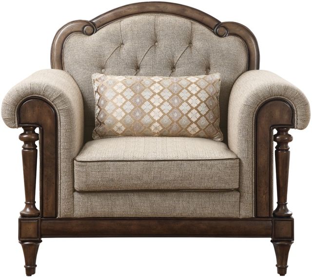 Homelegance® Heath Court Brown Chair-2