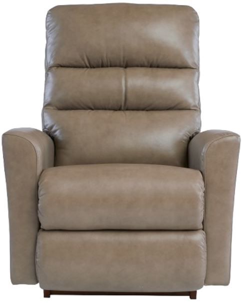 La-Z-Boy® Liam Pebble Leather Power Rocking Recliner with Headrest and Lumbar-1