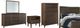 Signature Design by Ashley® Kisper 5-Piece Brown Queen Panel Headboard Bed Set-0