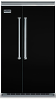 Viking® 5 Series 29.05 Cu. Ft. Black Built In Side By Side Refrigerator-0