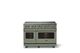 Viking® 5 Series 48" Eucalyptus Pro Style Induction Range with Brushed Brass Trim-3