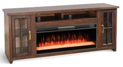 Sunny Designs™ Beach Pebble Media Console with Fireplace Option