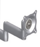 Chief® Silver Professional AV Solutions Dual Arm Metal Stud Wall Mount-1