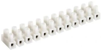 Steren 24 Position 10 A at 380 VAC Plastic Terminal Strip-0