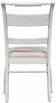 Liberty Furniture Whitney Antique Linen/Weathered Gray Slat Back Side Chair-4