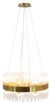 YHD Crystaline Gold 18-Light Chandelier-2