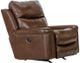 Catnapper® Ceretti Brown Leather Power Wall Hugger Recliner-0