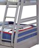 Furniture of America® California III Gray Twin/Full Bunk Bed-2