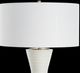 Uttermost® Ridgeline Matte White Table Lamp-5