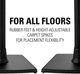 Sanus® WSS22 Pair of Black Wireless Speaker Stands-2