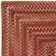 Capel Rugs Homecoming Rosewood Red 9'2" x 13'2" Concentric Rectangle Rug-1