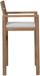 Vanguard® Furniture Customizable Horizon Teak Outdoor Barstool-2