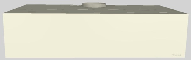 Vent-A-Hood® 48" Biscuit Wall Mounted Range Hood