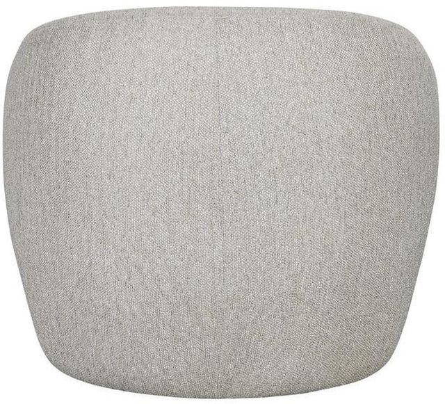 Bernards Pagosa Amazon Feather Wood Base Swivel Chair-3