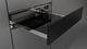 Fulgor Milano Matteo 400 Series 24" Matte Black Warming Drawer-3
