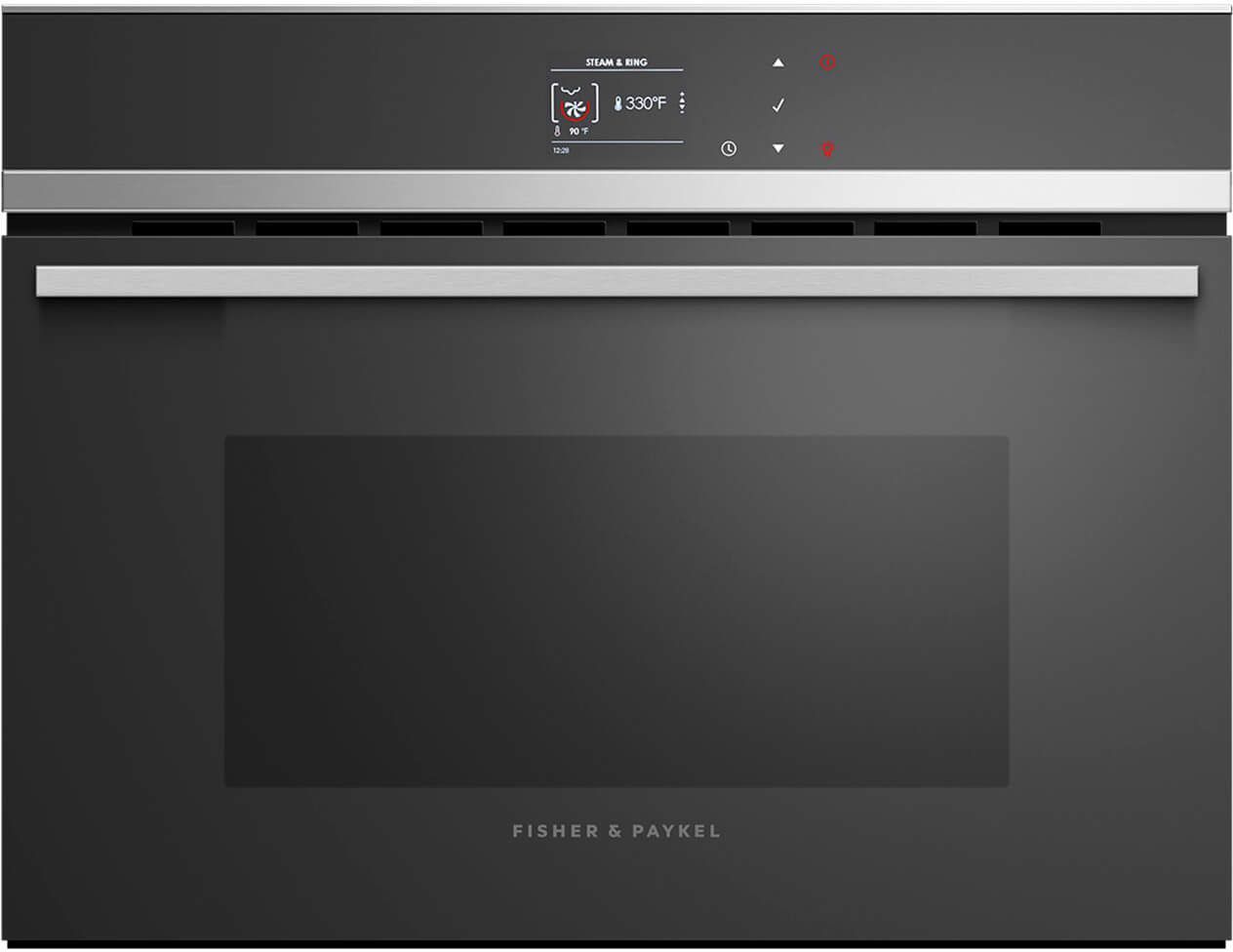 Fisher & Paykel 24” Black Glass Built In Electric Single Oven