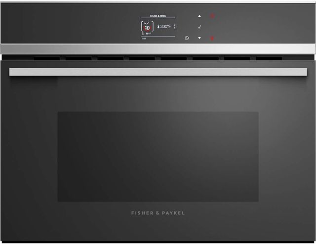 Fisher & Paykel 24” Black Glass Built In Electric Single Oven